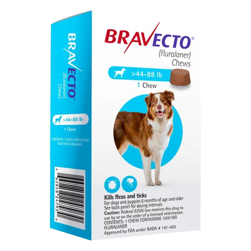 Buy Bravecto For Large Dogs 44-88lbs (Blue) – Free Shipping: What to Know