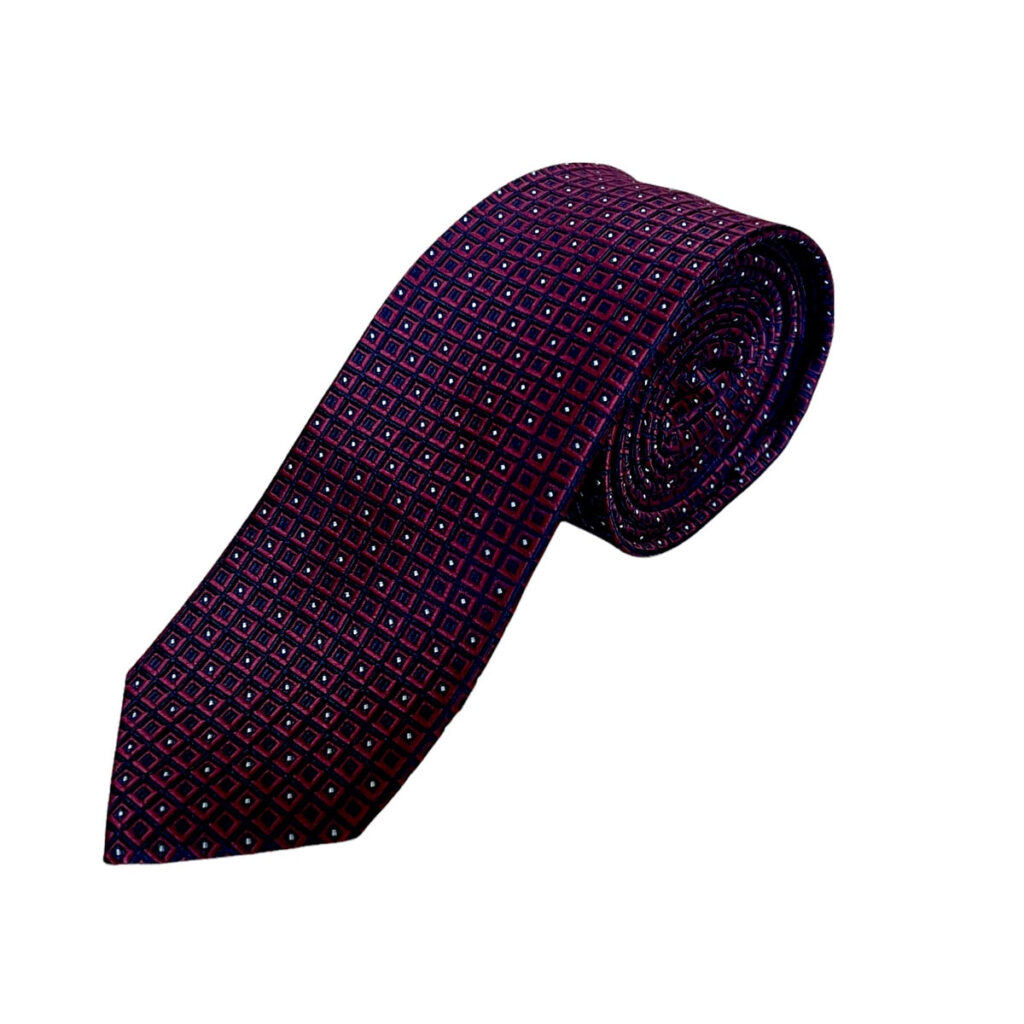 Maroon Squares Skinny Tie Review 2026