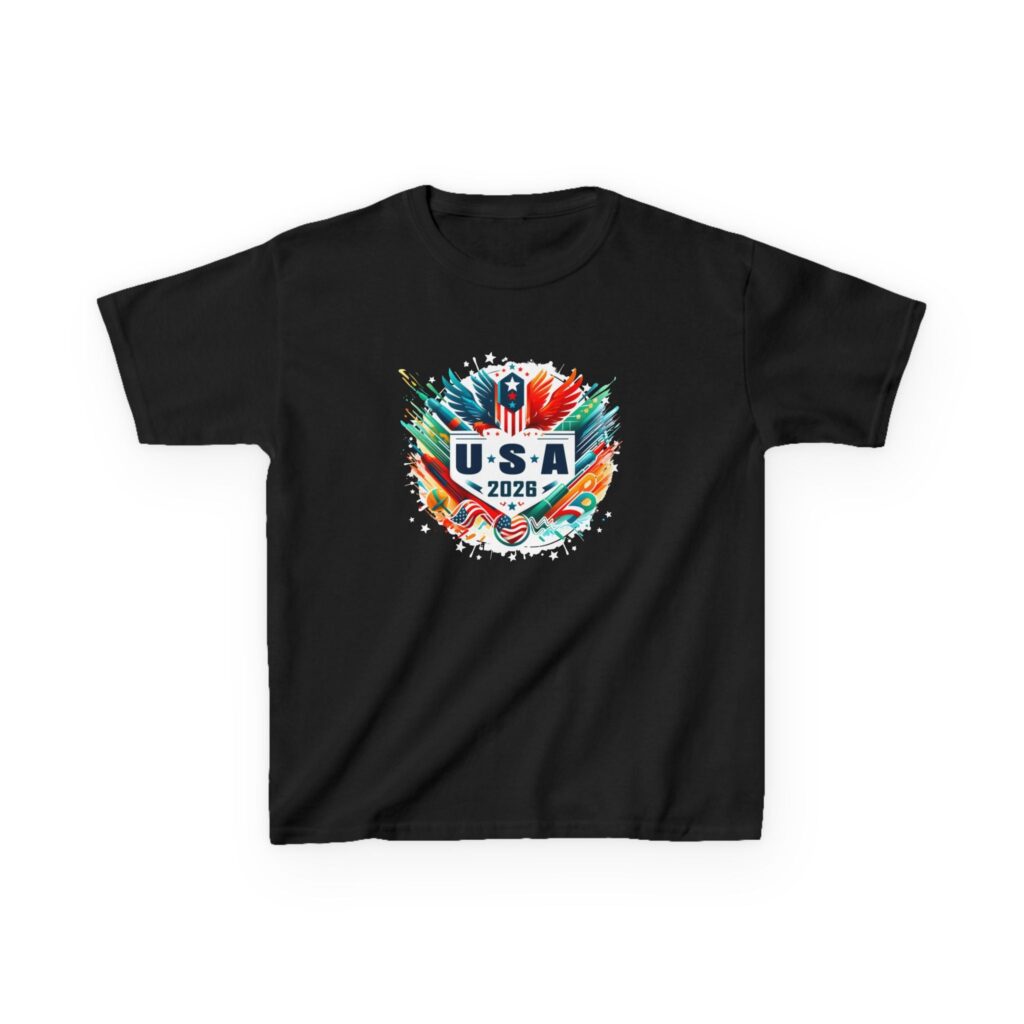 USA 2026 Go United States Sport USA Team 2026 USA T-Shirts for Kids Boys Girls Youth: Overview