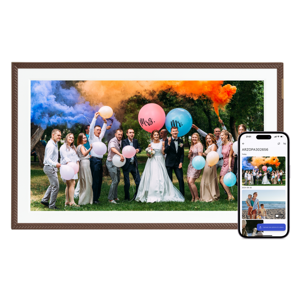 ARZOPA D15 15.6” WiFi Digital Photo Frame| Elegant Brown&Anti-Glare: What to Know