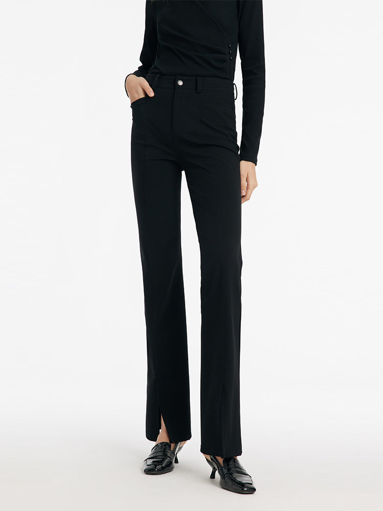Stretchy High-Waisted Slit Women Pants: Complete Review
