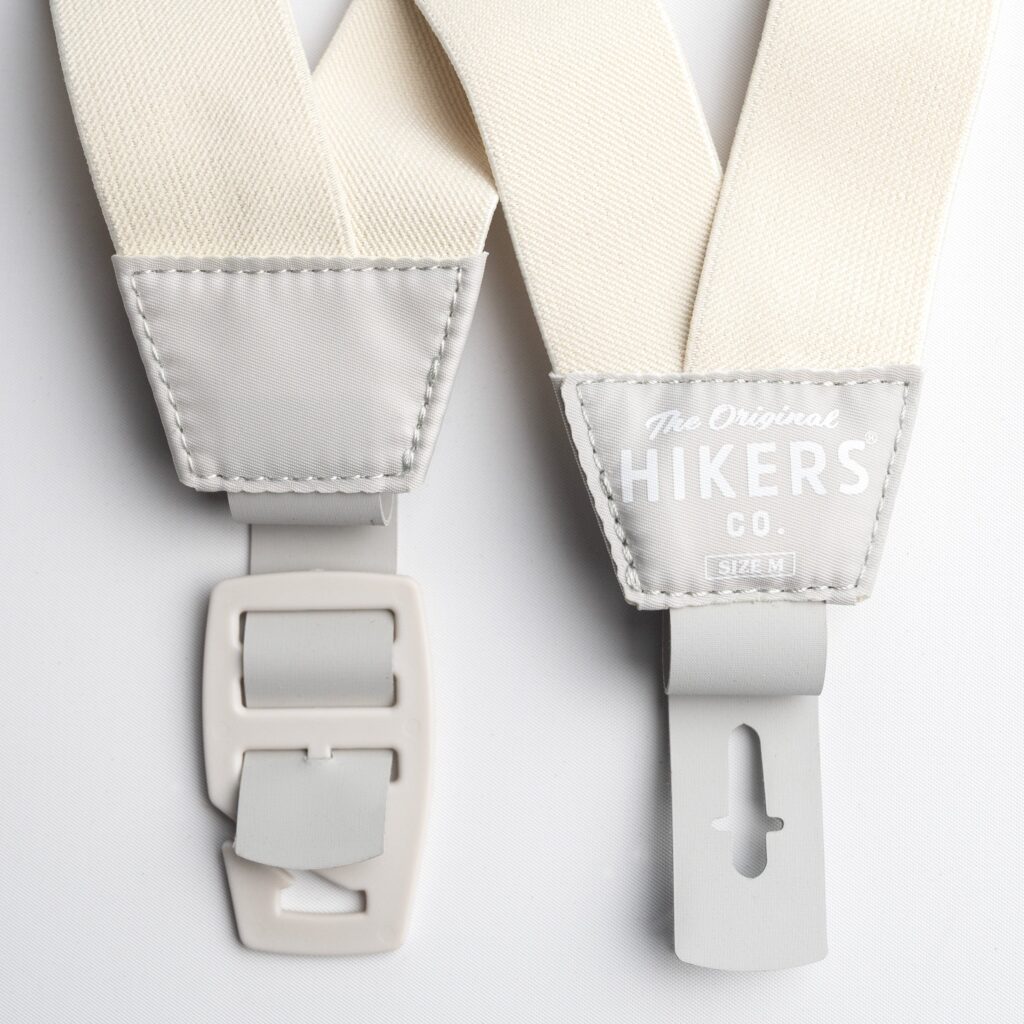 Taking a Look at HIKERS® Button Fly Suspenders – Undy White
