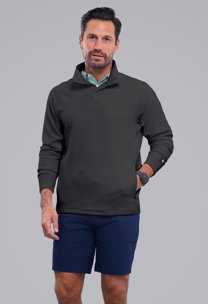 Waffle Knit 1/4 Snap Mock Neck Top Review 2026