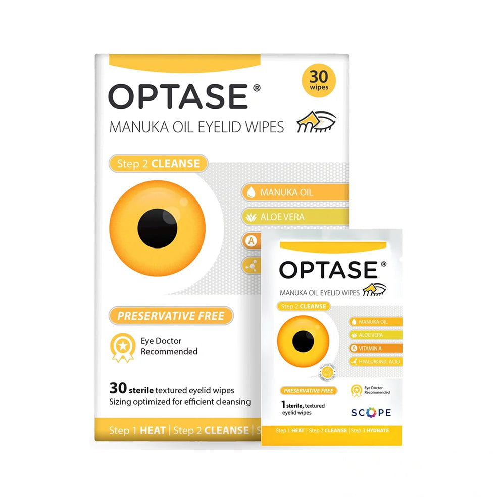 Taking a Look at OPTASE Manuka Oil Lid Wipes