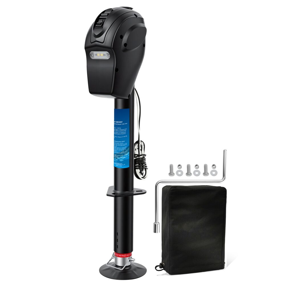5000 LBS Electric Trailer Jack, 12 Volt A-Frame Power Tongue Jack, 22.5” Lift: Complete Review