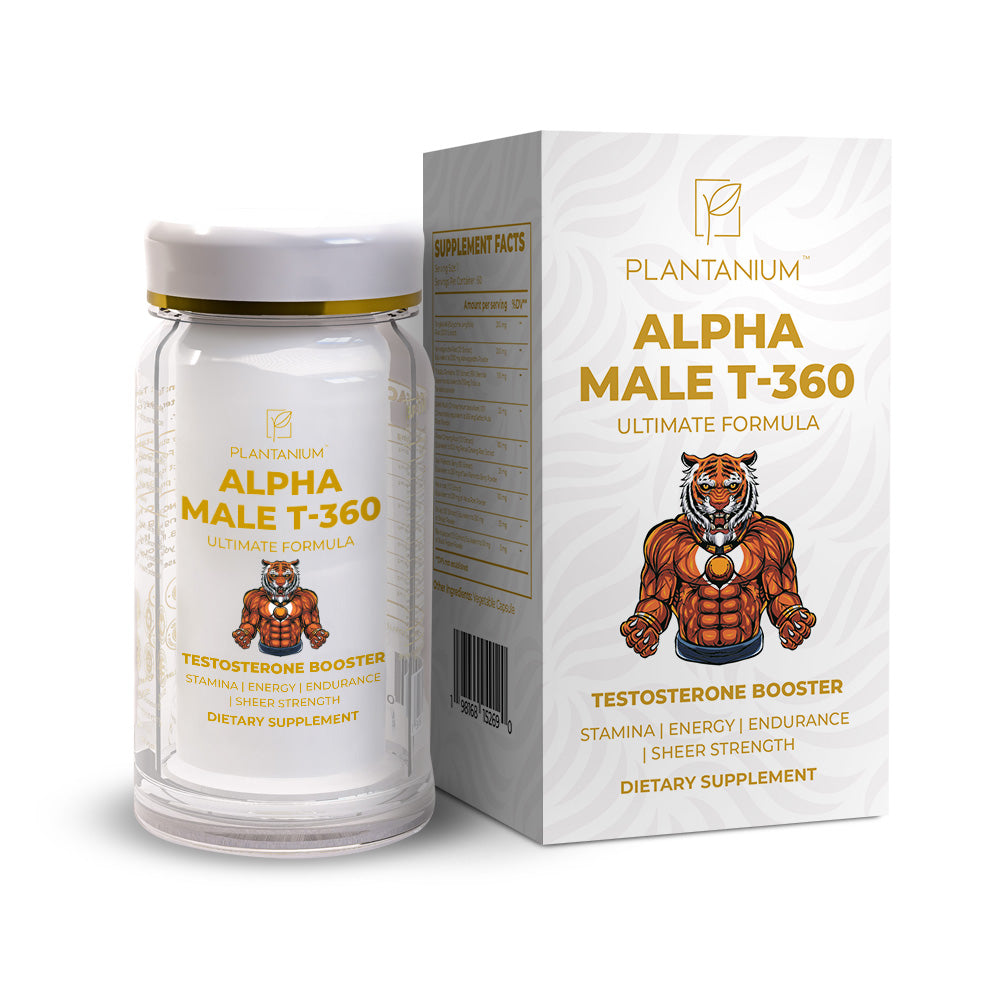 Testosterone Booster for Men Capsules Alpha Male T-360: What to Know
