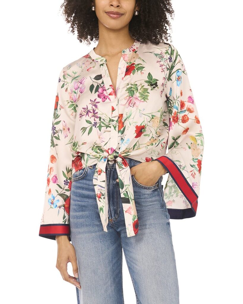 Vince Camuto Tie Front Blouse Review