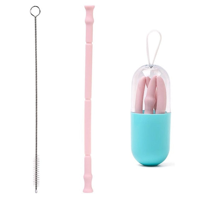 Taking a Look at Collapsible Folding Silicone Straw