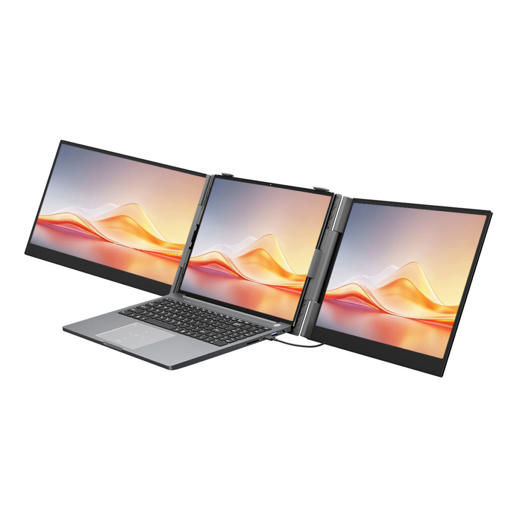 Blackview DCM6 Pro 14-inch Dual Monitor Portable Laptop Screen Extender with 2 USB-C Port: Overview