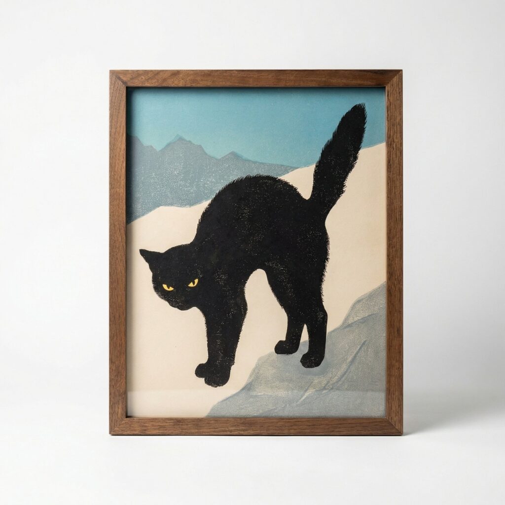 Black Cat Fine Art Print (11″ x 14″) Overview 2026