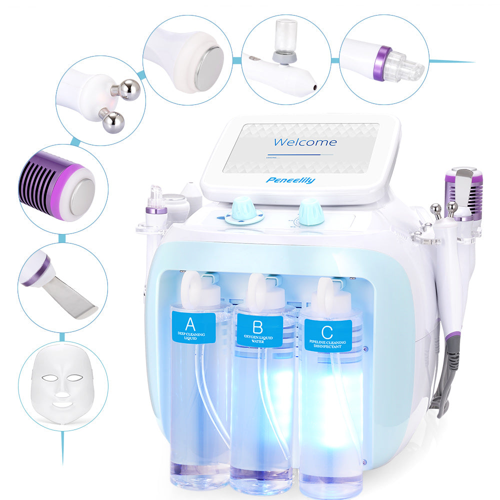 7-in-1 Hydro Dermabrasion System With LED Face Mask for Pro Skin Rejuvenation Services Overview 2026