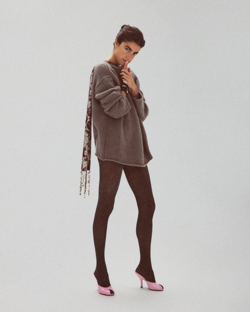 Casey Shimmery Fishnet Tights: Overview