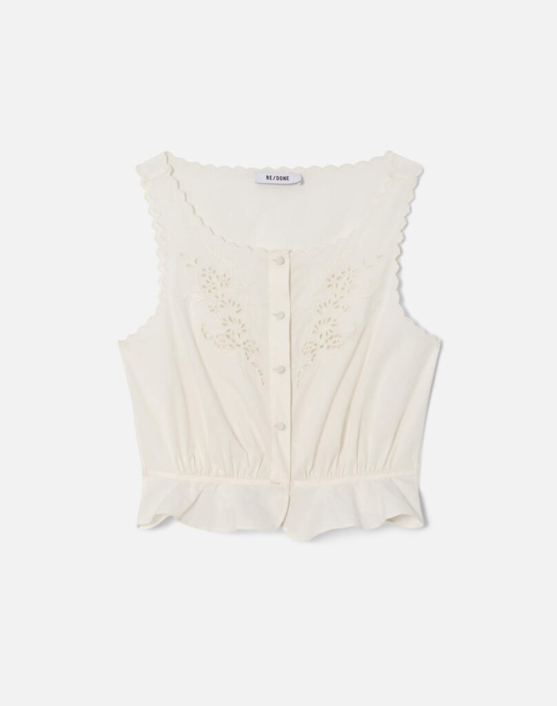 Jerry Tank Blouse – Vintage White – Overview & Review
