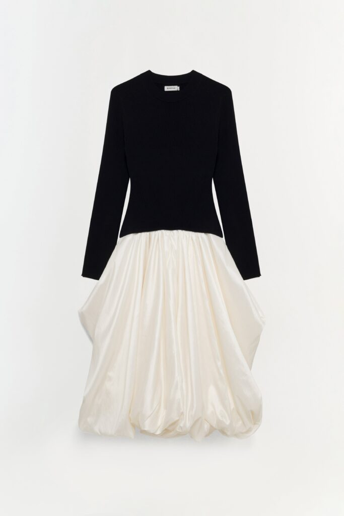 Kenlie Taffeta Knit Midi Dress – Overview & Review