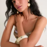 Lelet Yellow Turquoise Noa Stone Cuff